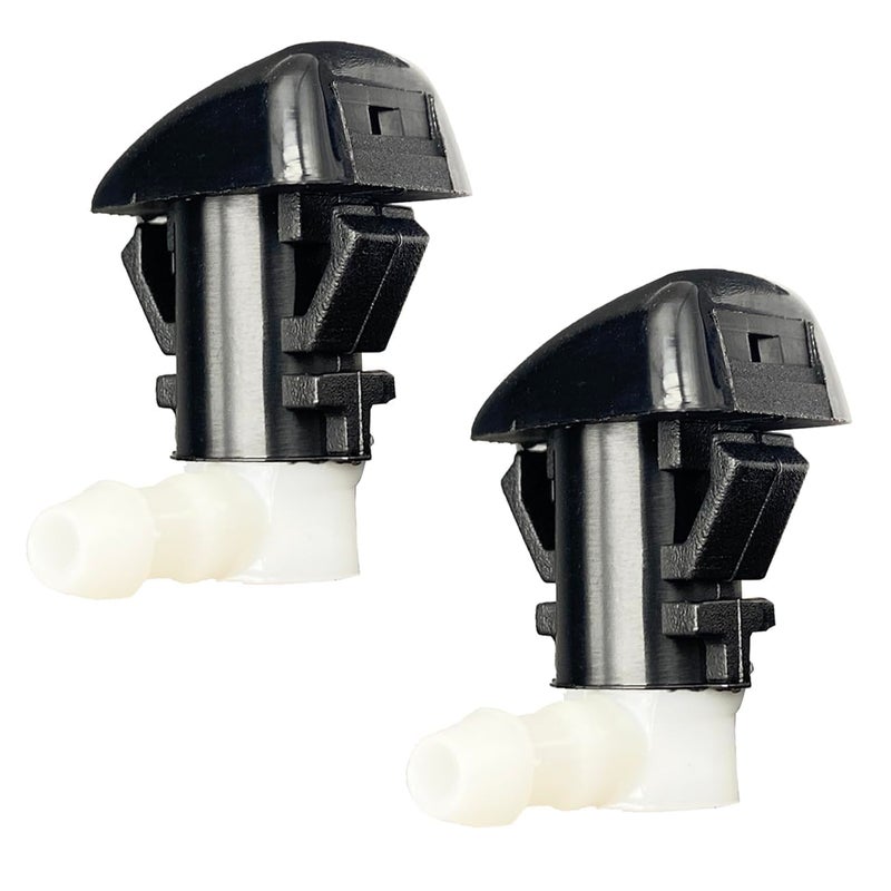 Cheriezing 2Pcs Windshield Washer Nozzles Wiper Spray Kit Compatible with 2013-2016 Dart # 68081370AB - Image 2